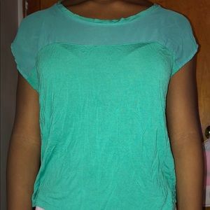 Teal blouse